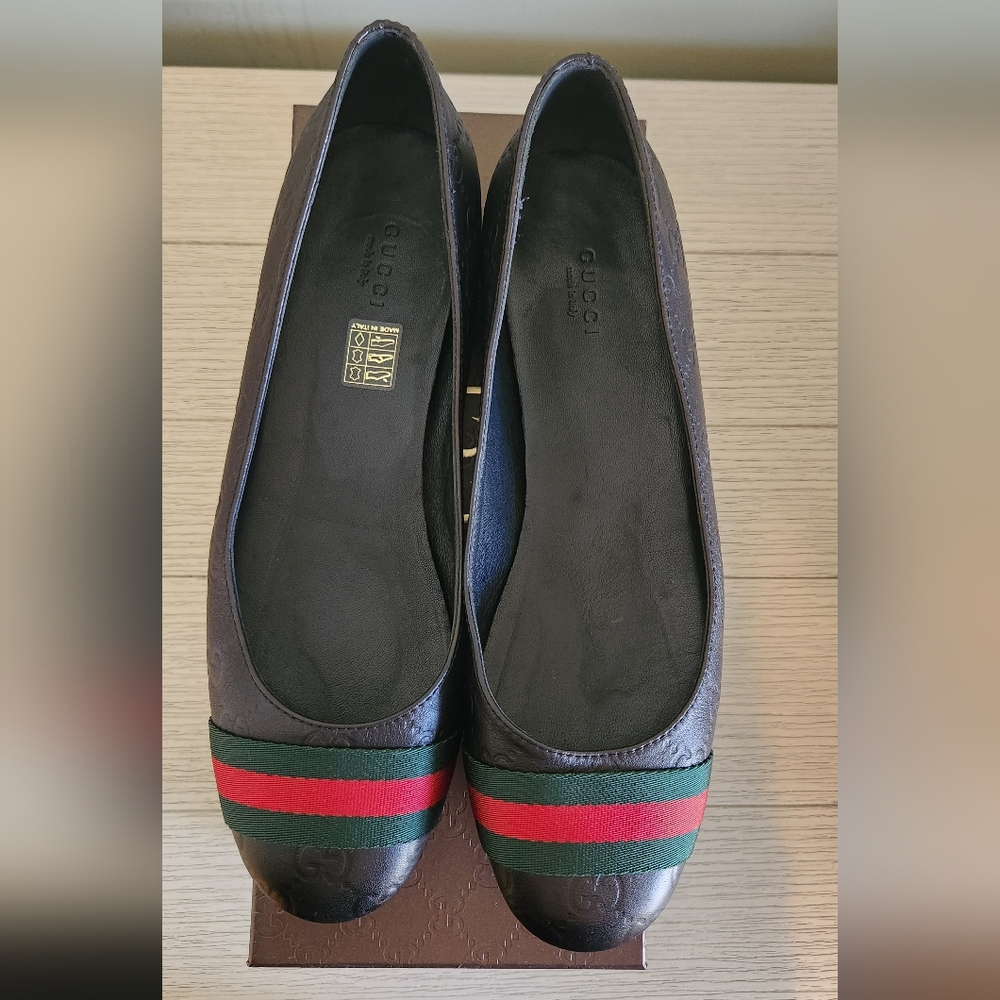 Gucci Guccissima Ballet Flats Size 9.5